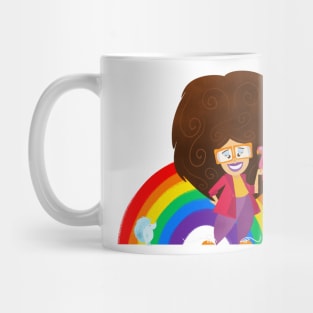 Ladybird Fancypants with Rainbow! Mug